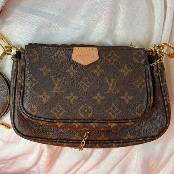 LOUIS VUITTON MULTI POCHETTE ACCESSOIRES LIGHT PINK - Picture 3 of 7